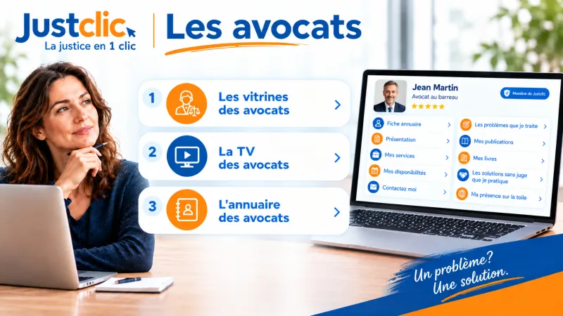 Les avocats membres de Justclic